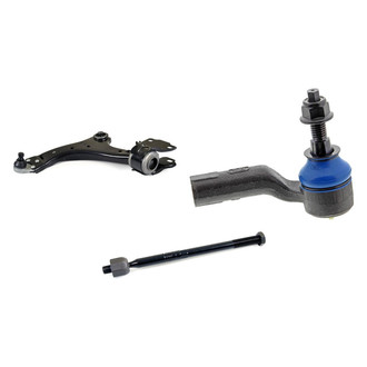 Mevotech® - Supreme™ Front Passenger Side Lower Control Arm with Ball Joint and Tie Rod End Kit