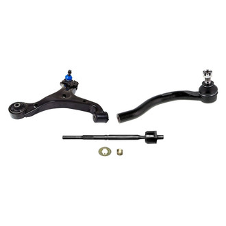 Mevotech® - Supreme™ Front Passenger Side Lower Control Arm with Ball Joint and Tie Rod End Kit