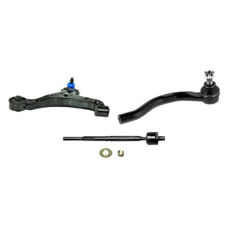 Mevotech® - Supreme™ Front Passenger Side Lower Control Arm with Ball Joint and Tie Rod End Kit