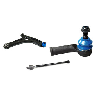 Mevotech® - Supreme™ Front Passenger Side Lower Control Arm with Ball Joint and Tie Rod End Kit