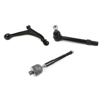 Mevotech® - Supreme™ Front Passenger Side Lower Control Arm with Ball Joint and Tie Rod End Kit