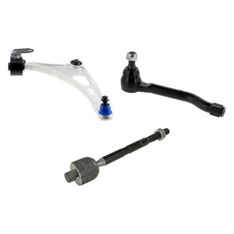 Mevotech® - Supreme™ Front Passenger Side Lower Control Arm with Ball Joint and Tie Rod End Kit