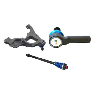 Mevotech® - Supreme™ Front Passenger Side Lower Control Arm with Ball Joint and Tie Rod End Kit