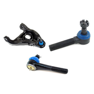 Mevotech® - Supreme™ Front Passenger Side Lower Control Arm with Ball Joint and Tie Rod End Kit