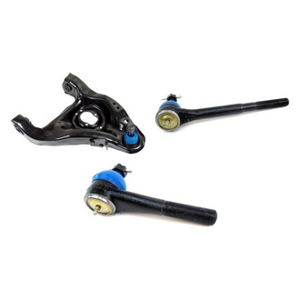 Mevotech® - Supreme™ Front Passenger Side Lower Control Arm with Ball Joint and Tie Rod End Kit