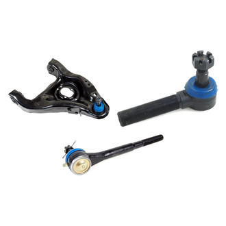 Mevotech® - Supreme™ Front Passenger Side Lower Control Arm with Ball Joint and Tie Rod End Kit