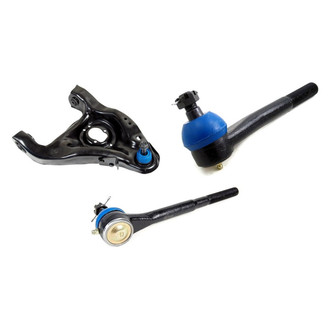 Mevotech® - Supreme™ Front Passenger Side Lower Control Arm with Ball Joint and Tie Rod End Kit