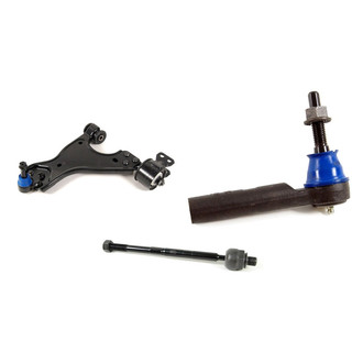 Mevotech® - Supreme™ Front Passenger Side Lower Control Arm with Ball Joint and Tie Rod End Kit