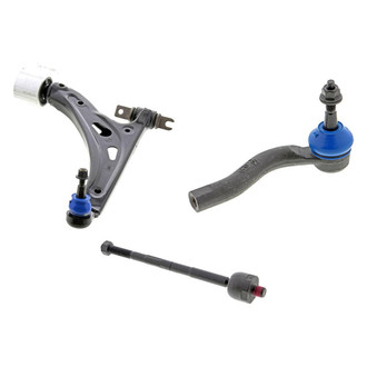 Mevotech® - Supreme™ Front Passenger Side Lower Control Arm with Ball Joint and Tie Rod End Kit