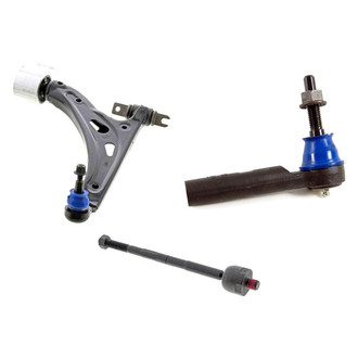 Mevotech® - Supreme™ Front Passenger Side Lower Control Arm with Ball Joint and Tie Rod End Kit