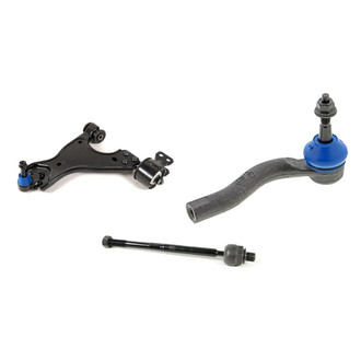 Mevotech® - Supreme™ Front Passenger Side Lower Control Arm with Ball Joint and Tie Rod End Kit