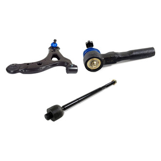 Mevotech® - Supreme™ Front Passenger Side Lower Control Arm with Ball Joint and Tie Rod End Kit