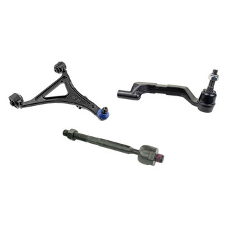 Mevotech® - Supreme™ Front Passenger Side Lower Control Arm with Ball Joint and Tie Rod End Kit