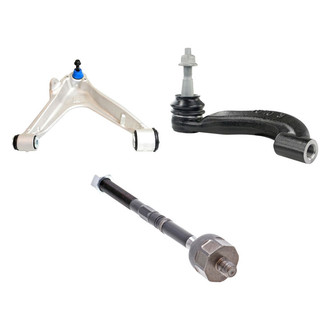 Mevotech® - Supreme™ Front Passenger Side Lower Control Arm with Ball Joint and Tie Rod End Kit