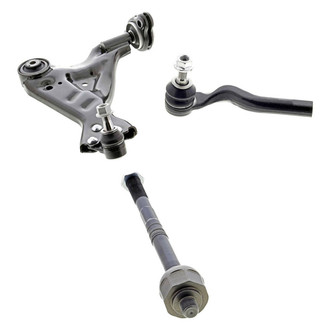 Mevotech® - Supreme™ Front Passenger Side Lower Control Arm with Ball Joint and Tie Rod End Kit