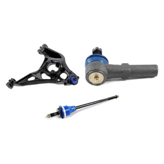 Mevotech® - Supreme™ Front Passenger Side Lower Control Arm with Ball Joint and Tie Rod End Kit