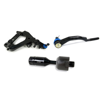 Mevotech® - Supreme™ Front Passenger Side Lower Control Arm with Ball Joint and Tie Rod End Kit