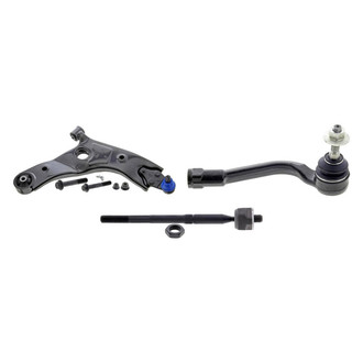 Mevotech® - Supreme™ Front Passenger Side Lower Control Arm with Ball Joint and Tie Rod End Kit