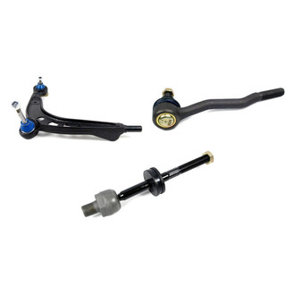 Mevotech® - Supreme™ Front Passenger Side Lower Control Arm with Ball Joint and Tie Rod End Kit