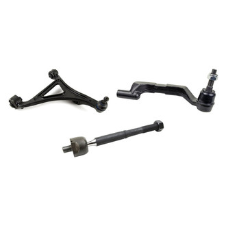 Mevotech® - Supreme™ Front Passenger Side Lower Control Arm with Ball Joint and Tie Rod End Kit