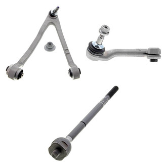 Mevotech® - Supreme™ Front Passenger Side Lower Control Arm with Ball Joint and Tie Rod End Kit