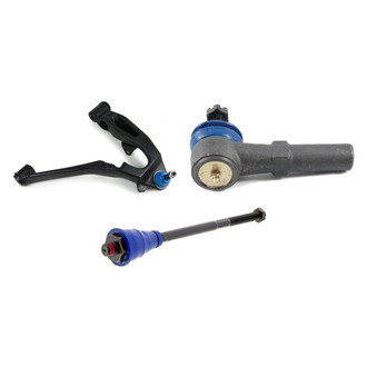 Mevotech® - Supreme™ Front Passenger Side Lower Control Arm with Ball Joint and Tie Rod End Kit