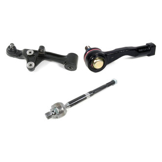 Mevotech® - Supreme™ Front Passenger Side Lower Control Arm with Ball Joint and Tie Rod End Kit