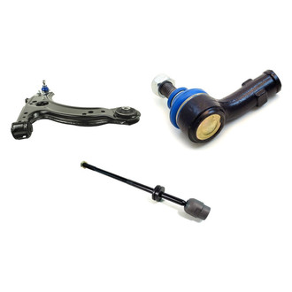 Mevotech® - Supreme™ Front Passenger Side Lower Control Arm with Ball Joint and Tie Rod End Kit