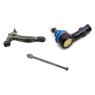 Mevotech® - Supreme™ Front Passenger Side Lower Control Arm with Ball Joint and Tie Rod End Kit