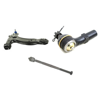 Mevotech® - Supreme™ Front Passenger Side Lower Control Arm with Ball Joint and Tie Rod End Kit