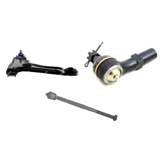 Mevotech® - Supreme™ Front Passenger Side Lower Control Arm with Ball Joint and Tie Rod End Kit