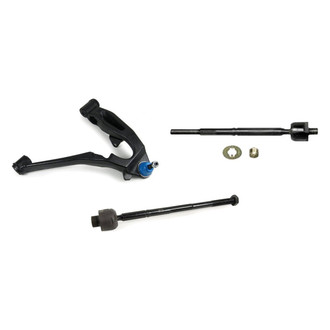 Mevotech® - Supreme™ Front Passenger Side Lower Control Arm with Ball Joint and Tie Rod End Kit