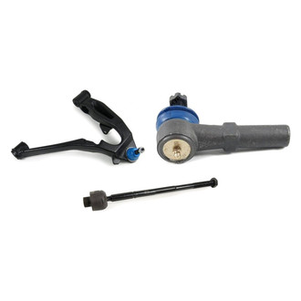 Mevotech® - Supreme™ Front Passenger Side Lower Control Arm with Ball Joint and Tie Rod End Kit