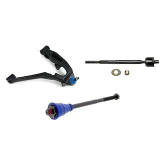 Mevotech® - Supreme™ Front Passenger Side Lower Control Arm with Ball Joint and Tie Rod End Kit