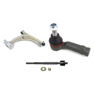 Mevotech® - Supreme™ Front Passenger Side Lower Control Arm with Ball Joint and Tie Rod End Kit