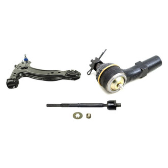 Mevotech® - Supreme™ Front Passenger Side Lower Control Arm with Ball Joint and Tie Rod End Kit