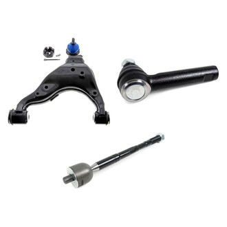 Mevotech® - Supreme™ Front Passenger Side Lower Control Arm with Ball Joint and Tie Rod End Kit