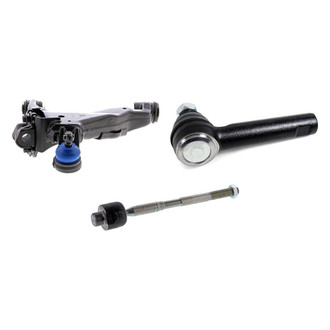Mevotech® - Supreme™ Front Passenger Side Lower Control Arm with Ball Joint and Tie Rod End Kit