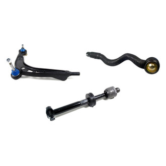 Mevotech® - Supreme™ Front Passenger Side Lower Control Arm with Ball Joint and Tie Rod End Kit