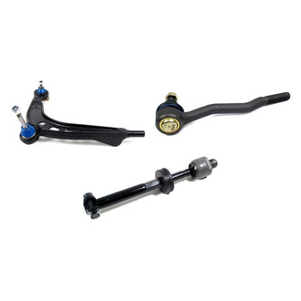 Mevotech® - Supreme™ Front Passenger Side Lower Control Arm with Ball Joint and Tie Rod End Kit