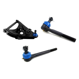 Mevotech® - Supreme™ Front Passenger Side Lower Control Arm with Ball Joint and Tie Rod End Kit