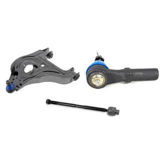 Mevotech® - Supreme™ Front Passenger Side Lower Control Arm with Ball Joint and Tie Rod End Kit