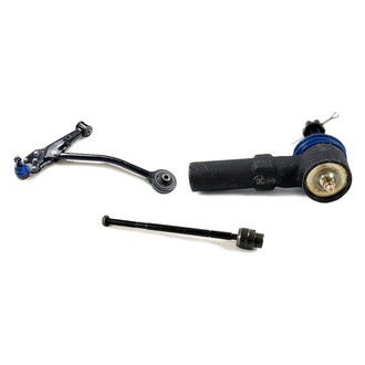 Mevotech® - Supreme™ Front Passenger Side Lower Control Arm with Ball Joint and Tie Rod End Kit