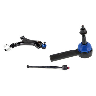 Mevotech® - Supreme™ Front Passenger Side Lower Control Arm with Ball Joint and Tie Rod End Kit