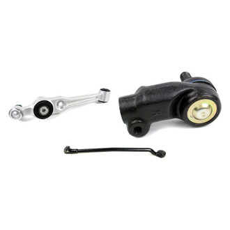 Mevotech® - Supreme™ Front Passenger Side Lower Control Arm with Ball Joint and Tie Rod End Kit