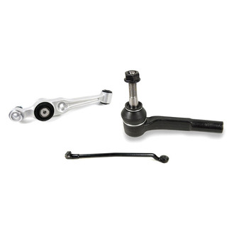 Mevotech® - Supreme™ Front Passenger Side Lower Control Arm with Ball Joint and Tie Rod End Kit