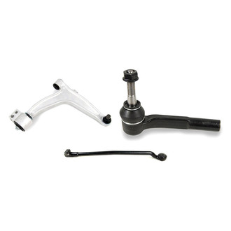 Mevotech® - Supreme™ Front Passenger Side Lower Control Arm with Ball Joint and Tie Rod End Kit