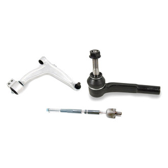 Mevotech® - Supreme™ Front Passenger Side Lower Control Arm with Ball Joint and Tie Rod End Kit