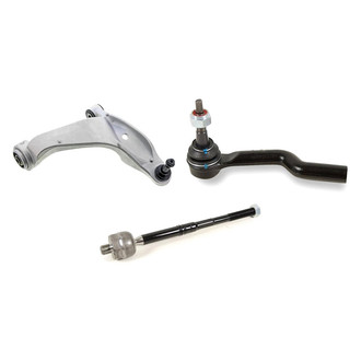 Mevotech® - Supreme™ Front Passenger Side Lower Control Arm with Ball Joint and Tie Rod End Kit