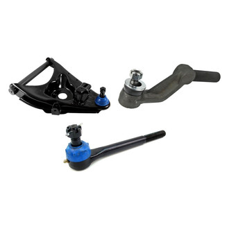Mevotech® - Supreme™ Front Passenger Side Lower Control Arm with Ball Joint and Tie Rod End Kit
